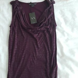 Armani Exchange scoop neck shirt